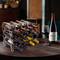 Sorbus 16" Silver Detachable 3-Tier Metal Wine Rack